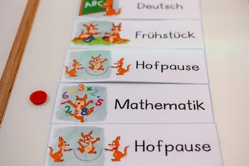 Stundenplan in Klasse 1