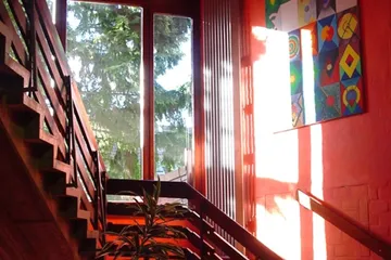 Treppenhaus-Lichtführung